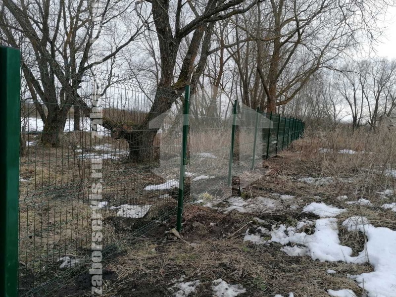 3D забор 155 метров 6мм пример 2 4мм