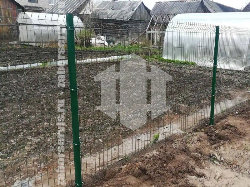 3D заборы для частного дома 75 метров 6 мм