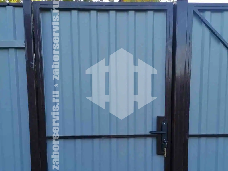 Забор из профнастила 95 метров