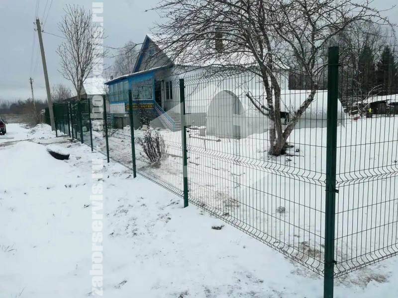 Забор из сетки гиттер 82 метра