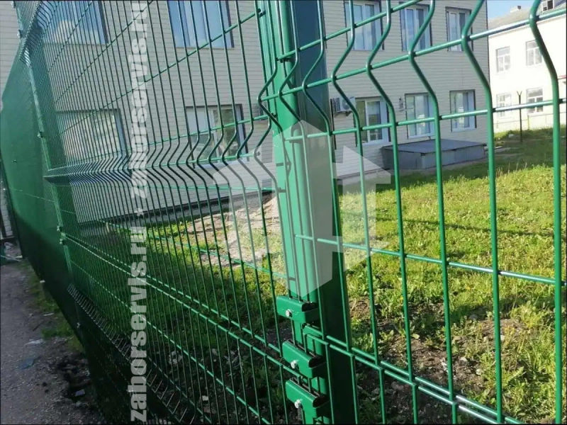 3D заборы для школы 70 метров высота 2,0м