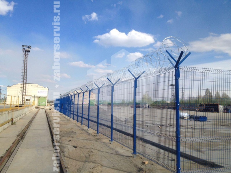 3D забор 160 метров высота 2,5м