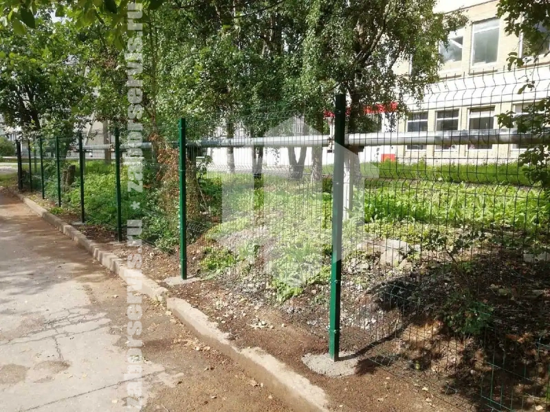 3Д забор с бетонированием столбов 70 метров