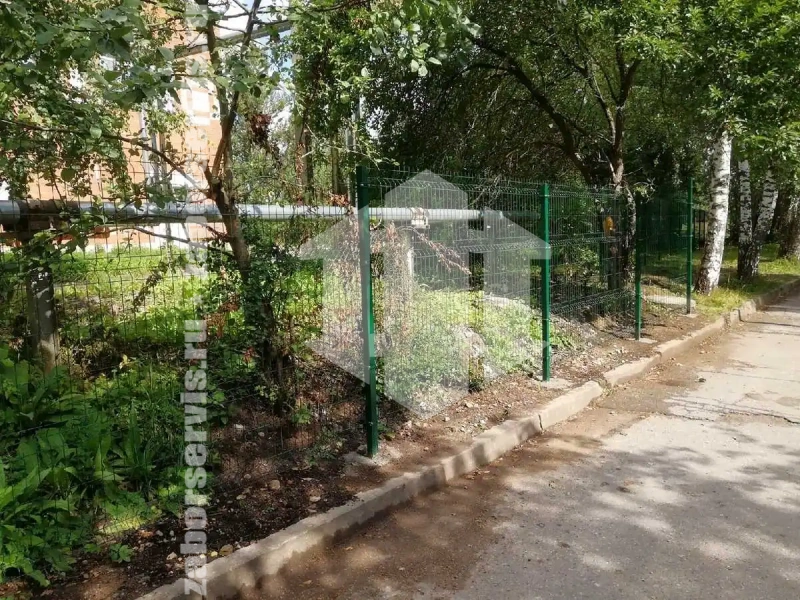 3Д забор с бетонированием столбов 70 метров