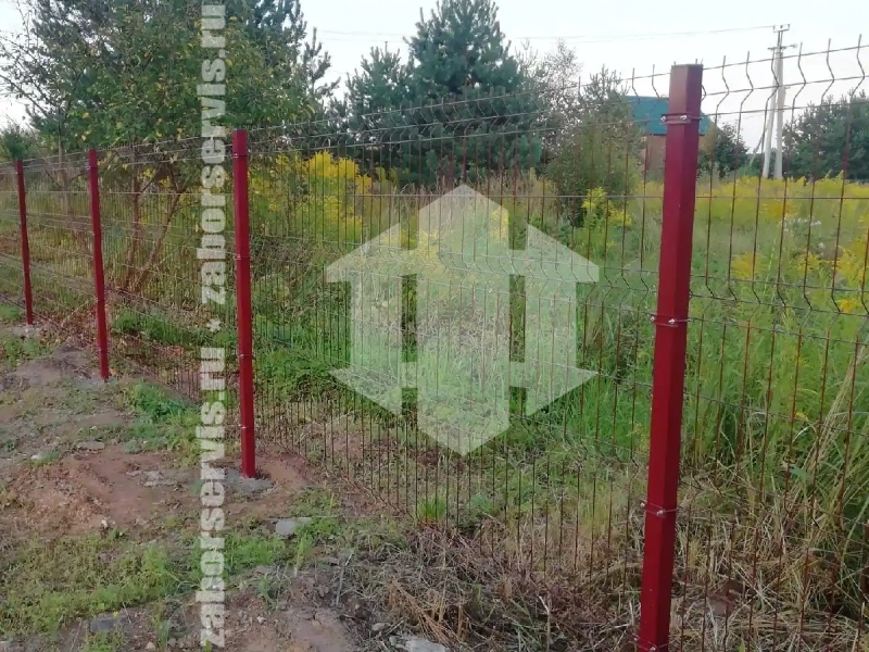 Забор из сетки гиттер 90 метров