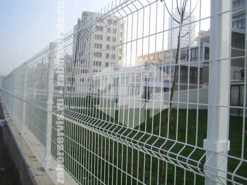 3Д оцинкованный забор 120 метров