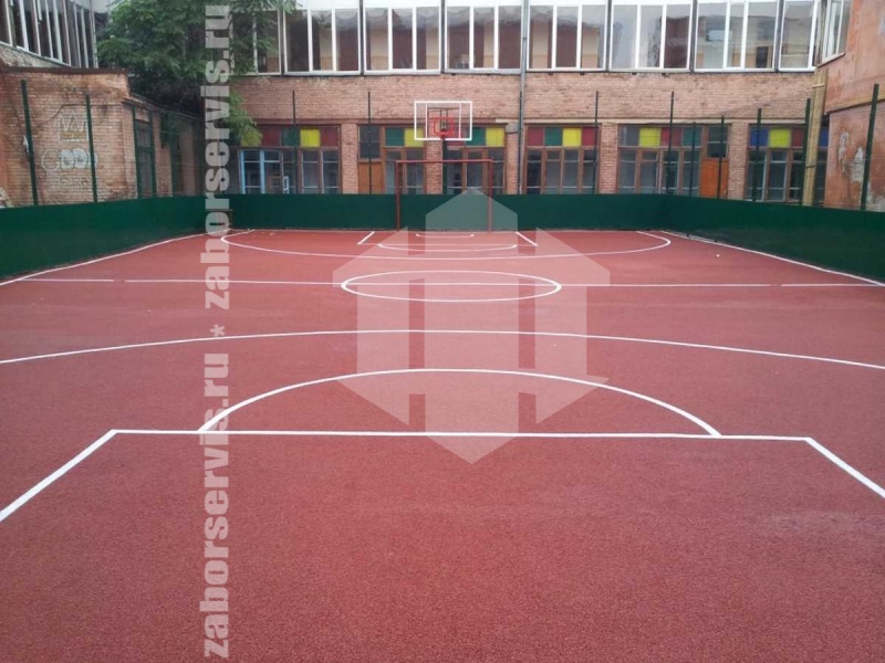 3D заборы зеленый для спортивной площадки 150 метров 4мм