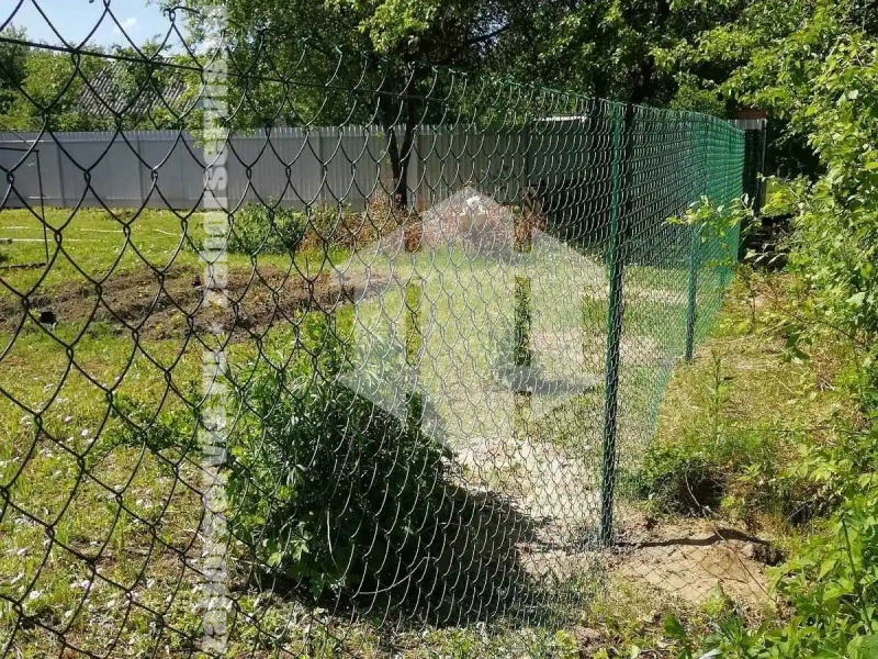 Забор из сетки рабицы с проволокой 89 метров