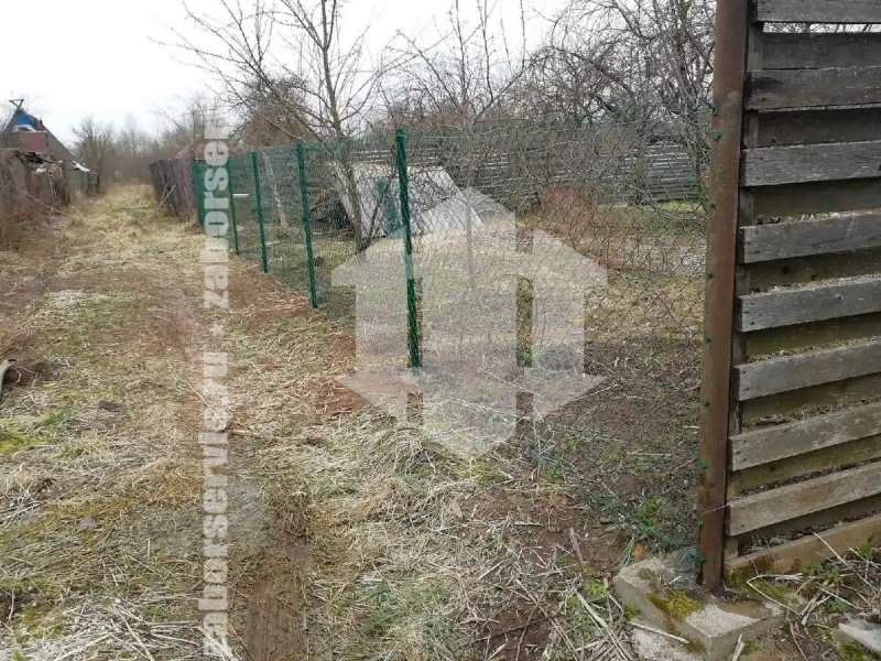 Забор из сетки рабицы с проволокой 45 метров